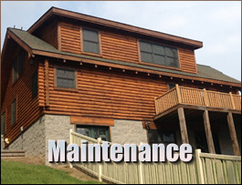  Honaker, Virginia Log Home Maintenance