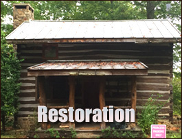 Historic Log Cabin Restoration  Honaker, Virginia